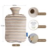 DICEVER Hot Water Bottle, 2L Hot Water Bag with Cover,