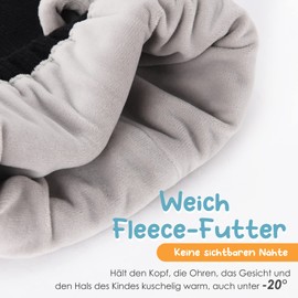 FURTALK Toddler Baby Scarf Hat Warm Lined Kids Knitted Hat Pom Pom Winter Hat for Girls and Boys, pink