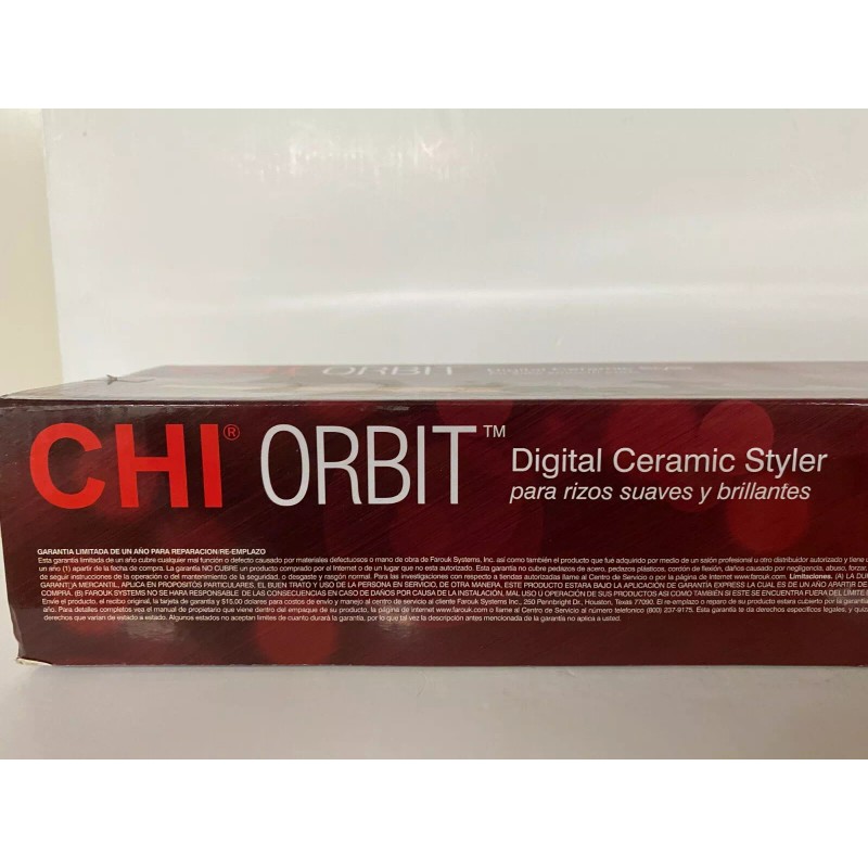 CHI ORBIT DIGITAL CERAMIC STYLER Curler Adjustable Heat Up To