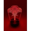 POGSTER 3D Elephant Lamp – 7-Color Changing LED Night Light