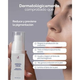 KareCo Diminish Despigmentante facial en Crema| Reduce manchas y líneas de expresión | Ácido Azelaico, Ácido Hialurónico y Vitamina C | Obtén una piel uniforme y radiante | agregalo a tu skin care