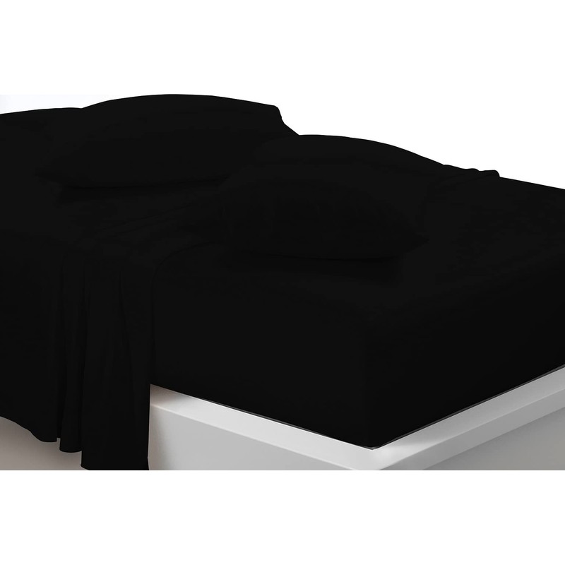 Fitted Bed Sheet With FREE MATCHING 2 X PILLOW CASES