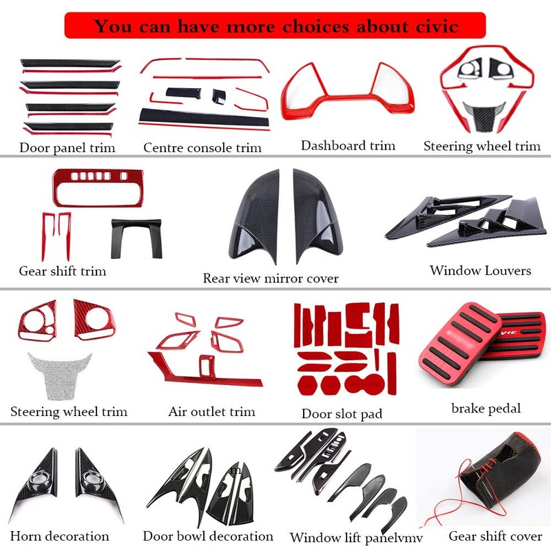 BOLTRY for Honda 10th Civic 2016 2017 2018 2019 2020