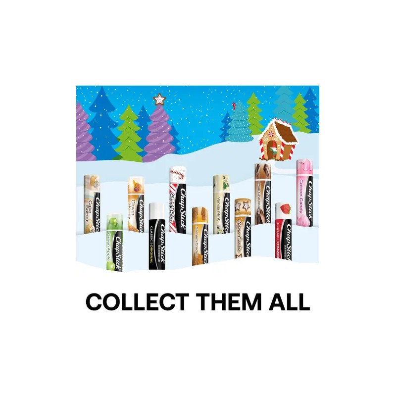 Set De Regalo De Bálsamo Labial Con Calendario De Adviento