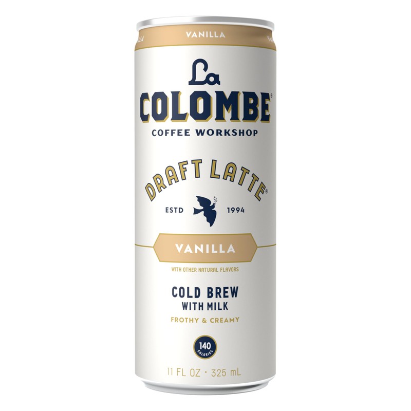 La Colombe Coffee, Vanilla Draft Latte, 11 fl oz Cans