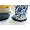 Handmade Glass-Beaded Non-Slip Absorbent Coasters Circle; All Cup Sizes and