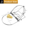 2 Pack Small Animal Traps Mouse Trap,Spring Trapt Rodent Cage,Suit