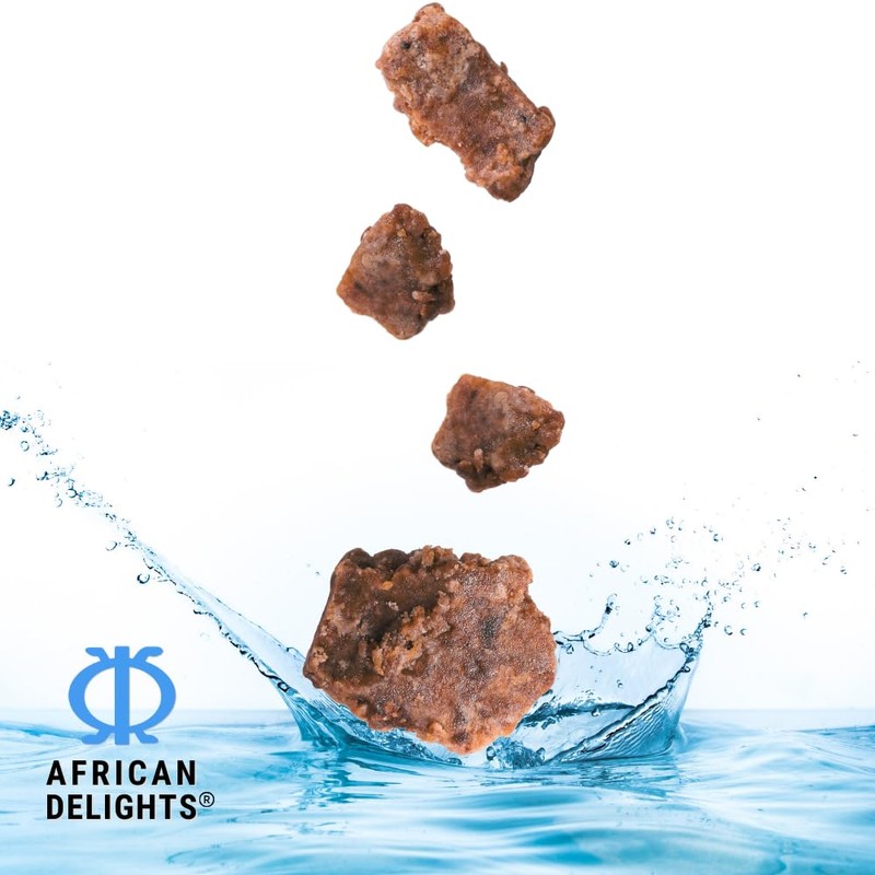 African Delights Herbal Black Soap Bar – Organic Soap for