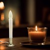 Creative Hobbies® Electric Window Candle Lamp with Brass Plated Base,