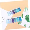 FOMIYES 6sheets DIY Nail Art Stickers Glitter Nail Decal Easy