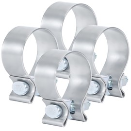 Vitonsbay 2.75 Inch Exhaust Clamp,2 3/4 Narrow Exhaust Band Clamp 304 Stainless Steel(4Pcs)