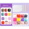 Kit Pedicura Uñas Postizas Para Pies Con Pegamento 288pcs