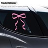 UHANBUT Cute Bow Car Sticker Decal, Vinyl Waterproof Automotive Window