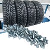 100PCS Non Slip Tire Studs Replacement Universal Wheel Metal Studs