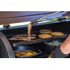 Bene Casa Reversible Cast-Iron Griddle | 20"x9"x1.5" Double Burner Pan