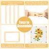 Anglecai 16 Sets Needlepoint Stretcher Bars with 100 Thumb Tacks,