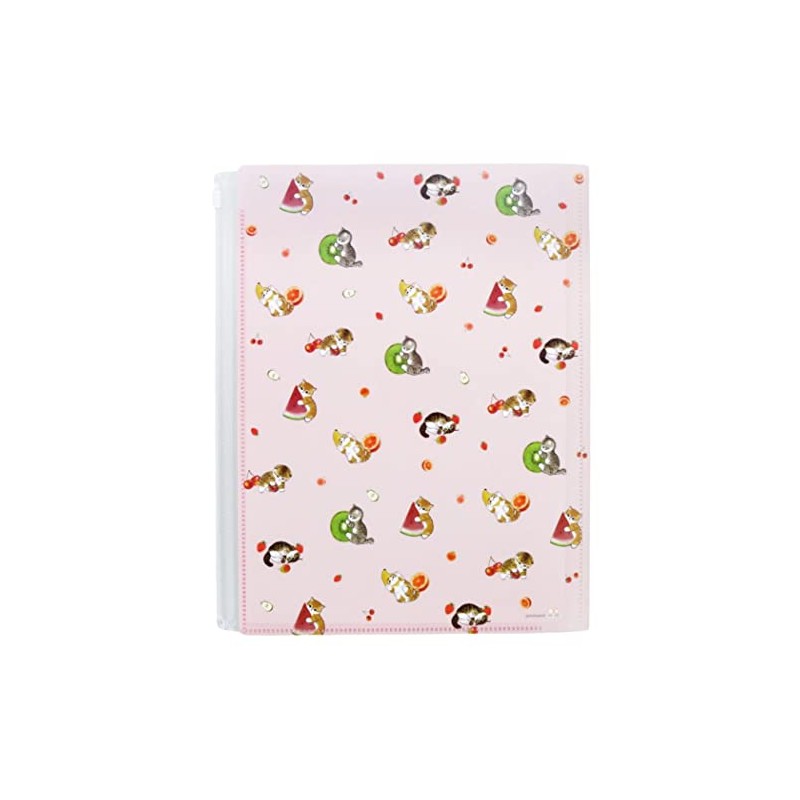 Sunstar Stationery mofusand Clear File Zipper Case, Fruit S2134110