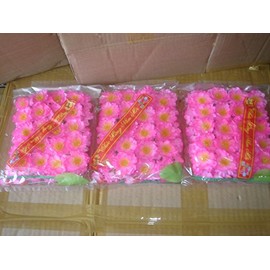 made in Vietnam Plastic Artificial Pink Flower (HOA Dao) 3 Bags