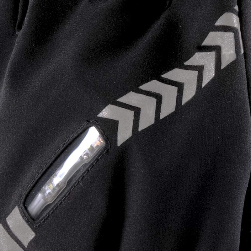 SEALSKINZ Waterproof All Weather LED Cycle Glove - Black, Small