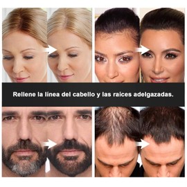 Hairline Shadow polvo para cabello, separación de polvo cabello, polvo de modificación de raíz de cabello, polvo de cobertura dombra para cabello para llenar cosméticos