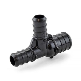 3/4" x 1/2" x 1/2" PEX Tee, Poly Alloy, Lead-Free