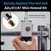 CNZTHDY 3PCS A2L/A1/A1 Mini Hotend 0.4MM Hot End with Hardened