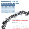 Zentop 20 Inch Chainsaw Chain, .325'' Pitch, .050'' Gauge, 80