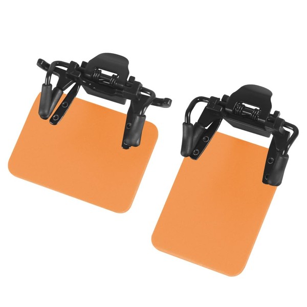 MiOYOOW Shooting Glasses Patch, 2PCS 180° Rotating Resin Archery Glasses