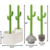 ALLOBUB Cactus Toilet Plunger and Brush Set for Bathroom Cleaning