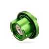 ROMELACK Green Magnetic Diesel Fuel Cap 6061 Aluminum Compatible with