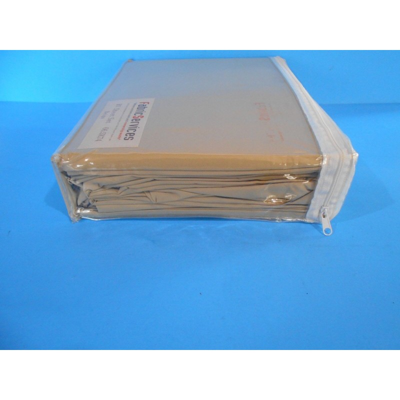 FABRICSERVICES *RV SHEET SET 66.5 X 74 BEIGE 100% COTTON