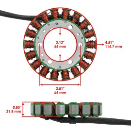 Celox Stator & Gasket for Kawasaki KFX700 KFX 700 KSV700 KSV 700 2004 2005 2006-2009