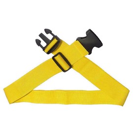 2Pcs Luggage Straps,Yellow Packing Belt Suitcase Straps on Your Flight Trip with Coded Lock （1.97 in*78.74 in）