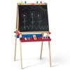 Melissa & Doug Deluxe Standing Art Easel - Dry-Erase Board,