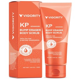 KP Bump Eraser Body Scrub - Keratosis Pilaris Treatment for Strawberry Legs, Chicken Skin - Exfoliating Body Scrub for Women & Men