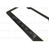 License Plate Frame 1pc 3D EVOQUE Emblem Badge BLACK Stainless
