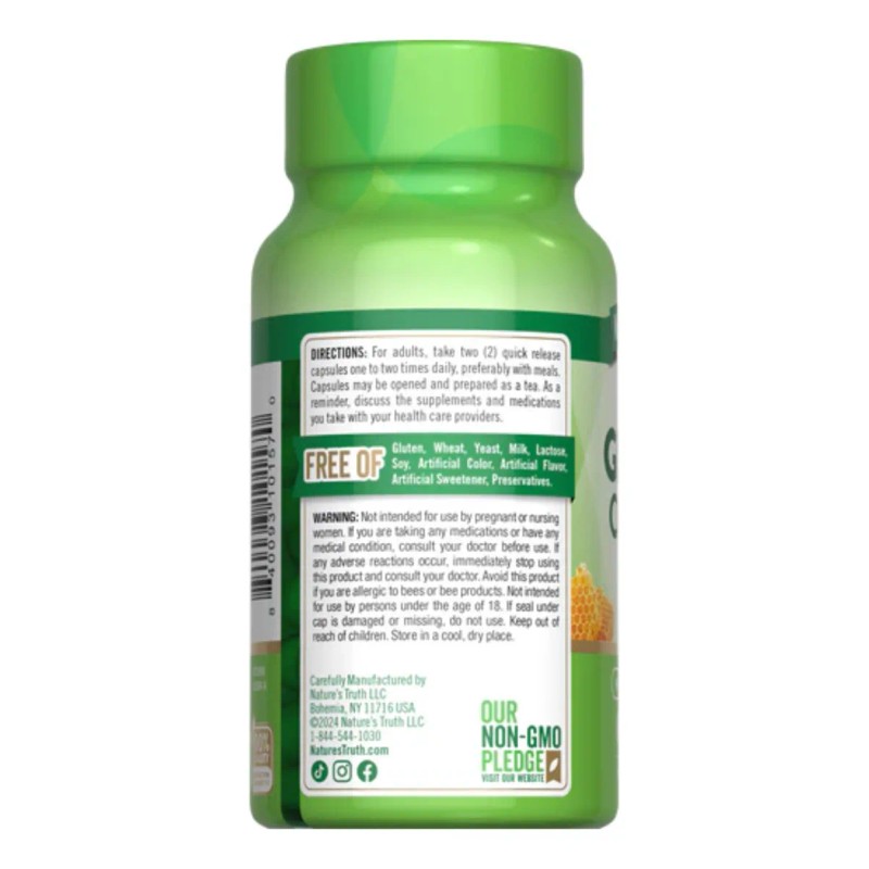 Nature's Truth Complejo Super Ginseng Con Jalea Real, 60 Cáp