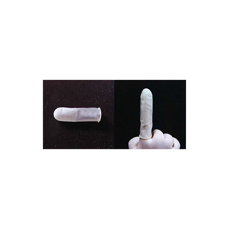 Funabori Rubber Pearl Natural Rubber Thin Finger Sack, 6-A, Extra