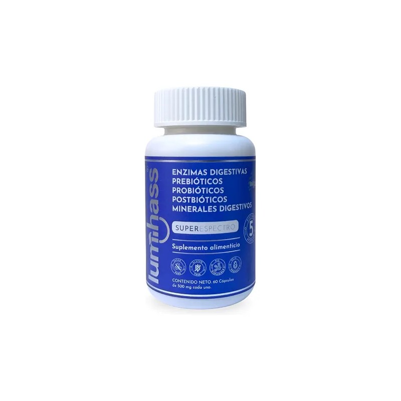 Probióticos Enzimas Digestivas Pre-postbioticos Y Minerales Digest 5 En 1