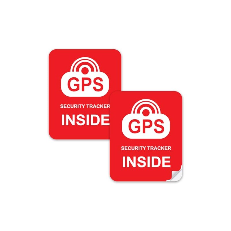 (2 Pack) GPS Security Tracker Inside Sticker (2 Pack) for