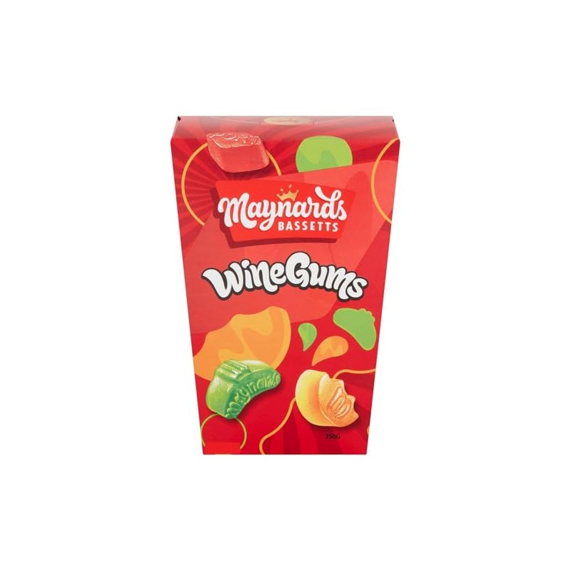 Maynards Wine Gums Carton 350g (Pack of 6)