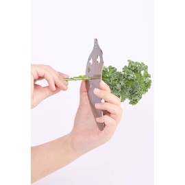 Herb Stripper Tool for Thyme Rosemary kale leaf stripper Steel Kitchen Leaf Stripping Tool