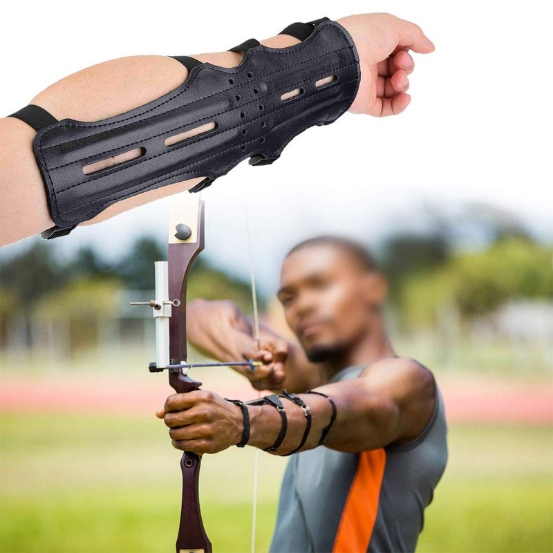 Zerone Soft Archery Armguard with Adjustable Straps, Adjustable Shooting Archery