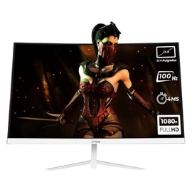 XTREME PC GAMING Monitor Gamer Clarity Curvo 23.8 4ms 100Hz FHD VA HDMI Blanco (23.8 4ms 100Hz White)                                                 