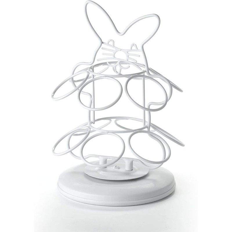 Nifty Easter Egg Carousel - White Powder Coat Finish, Spins