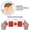 Canada Flag Headband, National Flag Athletic Headbands, Moisture Wicking Sweatband