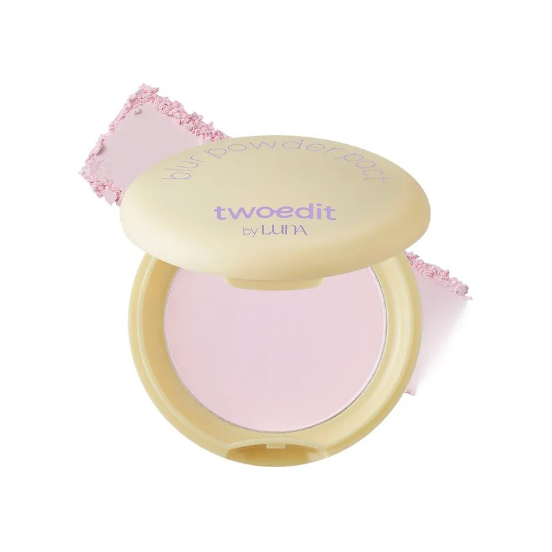 투에딧 Twoedit by Luna Blur Powder Pact (01 Pale Pink)