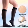 2 Pairs Sheer Compression Socks for Women 15-20 mmHg -