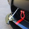 ZL1 Addons Adjustable Splitter Rods/Splitter Supports (6", Natural Billet Aluminum)