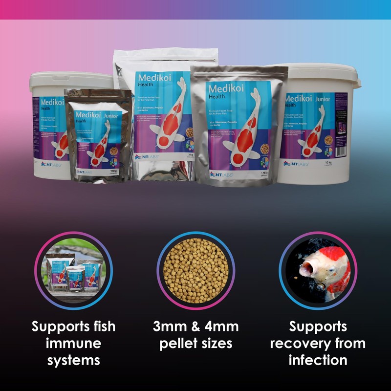 NT Labs Medikoi Health, Complete Feed For All Pond Fish,